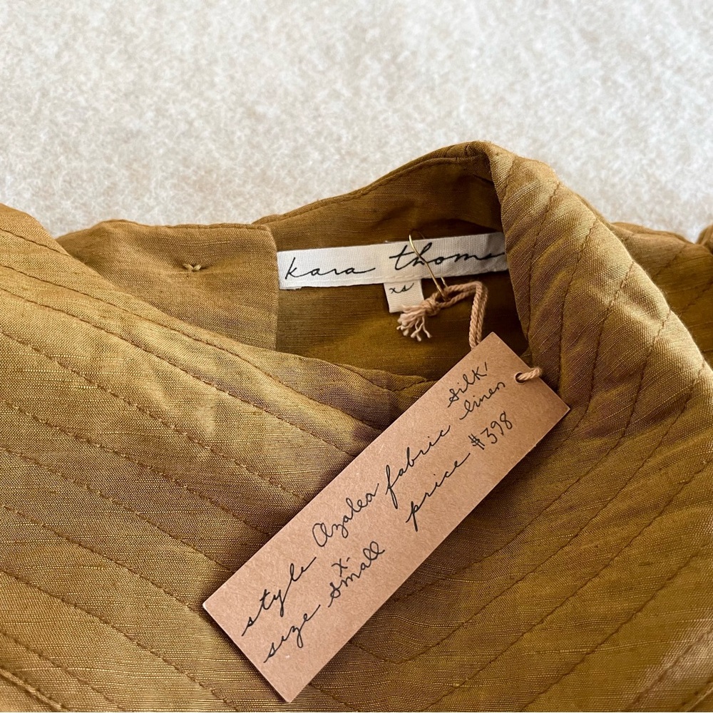 NWT Kara Thoms Azalea dress in Earth - Picture 6 of 9